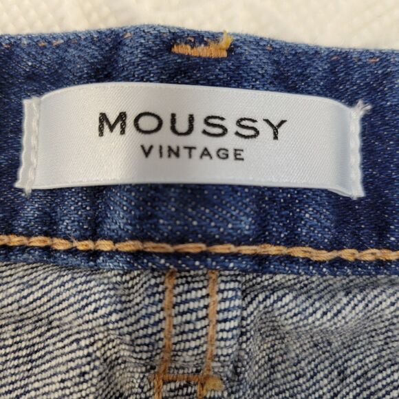 Moussy Vintage Jeans Womens Size 26 Distressed Mid Rise Cropped Skinny - Picture 8 of 15